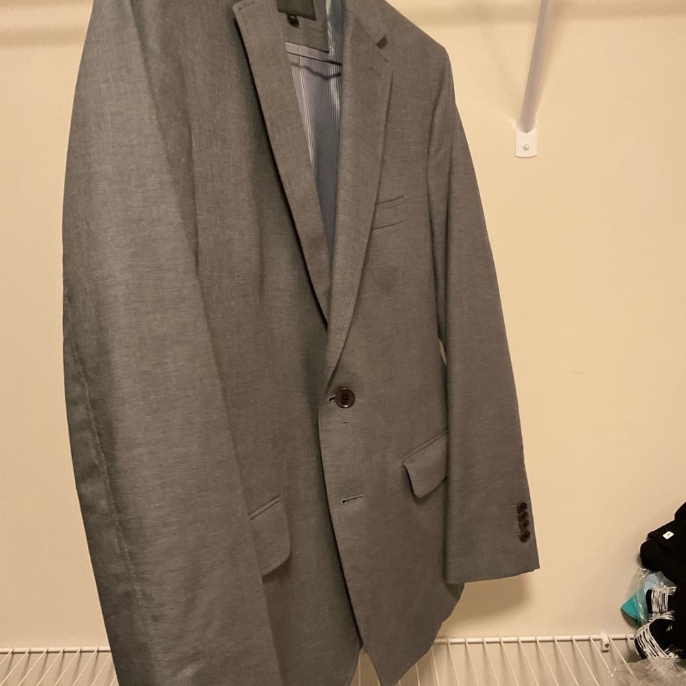 Banana Republic mens sports blazer charcoal gray 40S. Tailored Fit